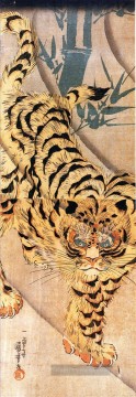  utagawa Ölgemälde - Tiger 1 Utagawa Kuniyoshi Ukiyo e